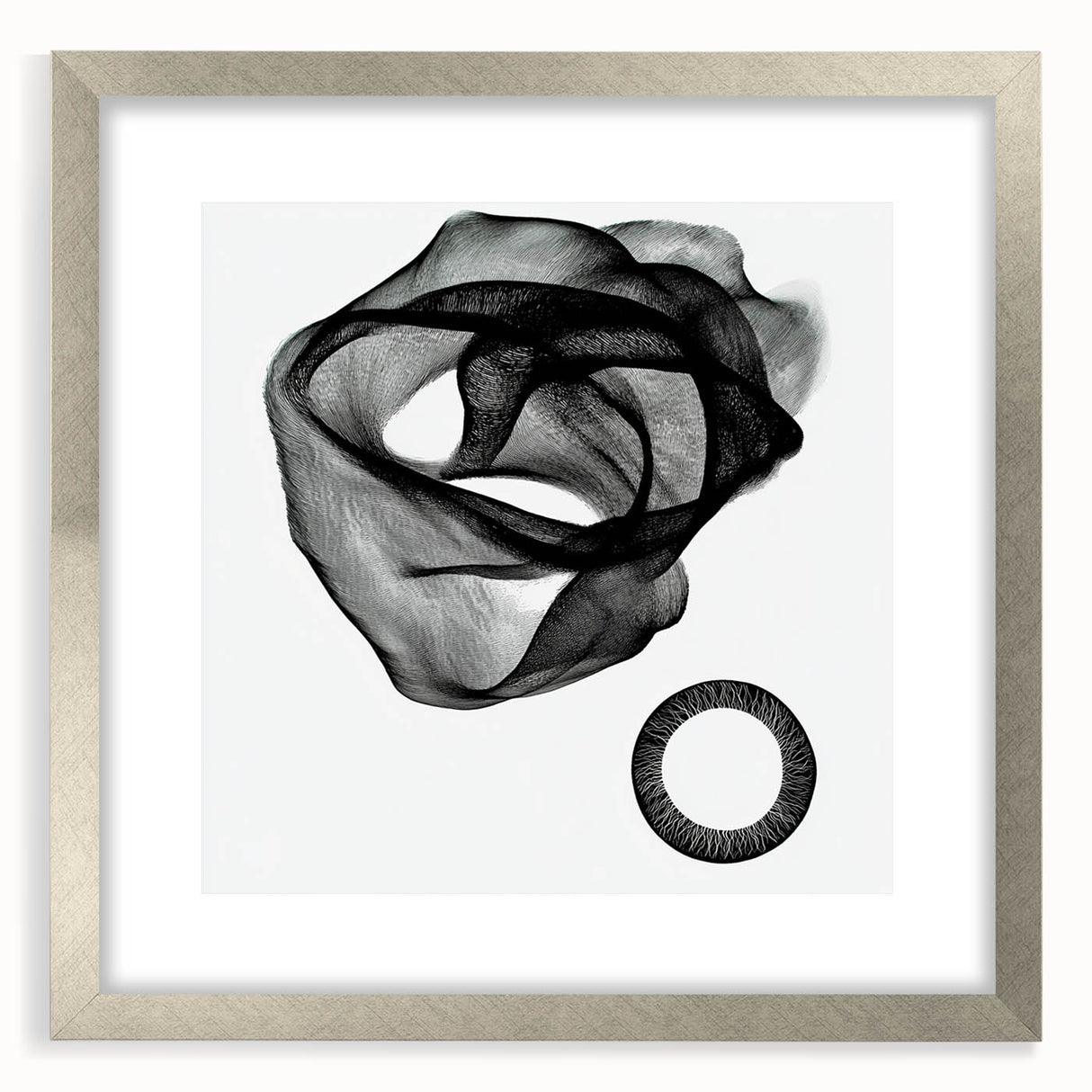 Modern Monochrome Bedroom Wall Art – Black and White Canvas