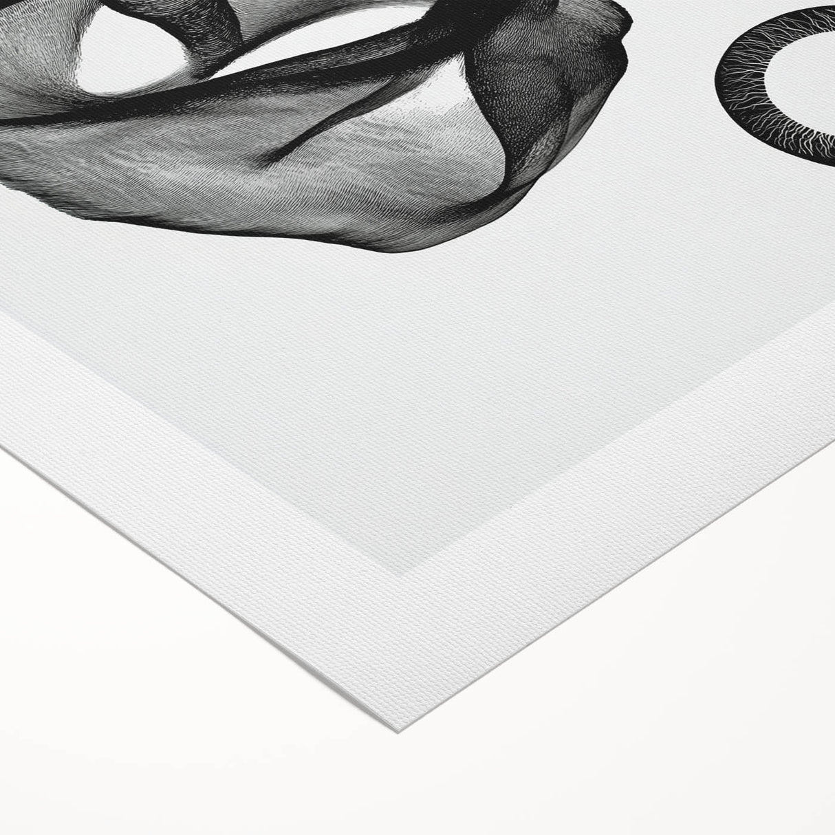 Modern Monochrome Bedroom Wall Art – Black and White Canvas