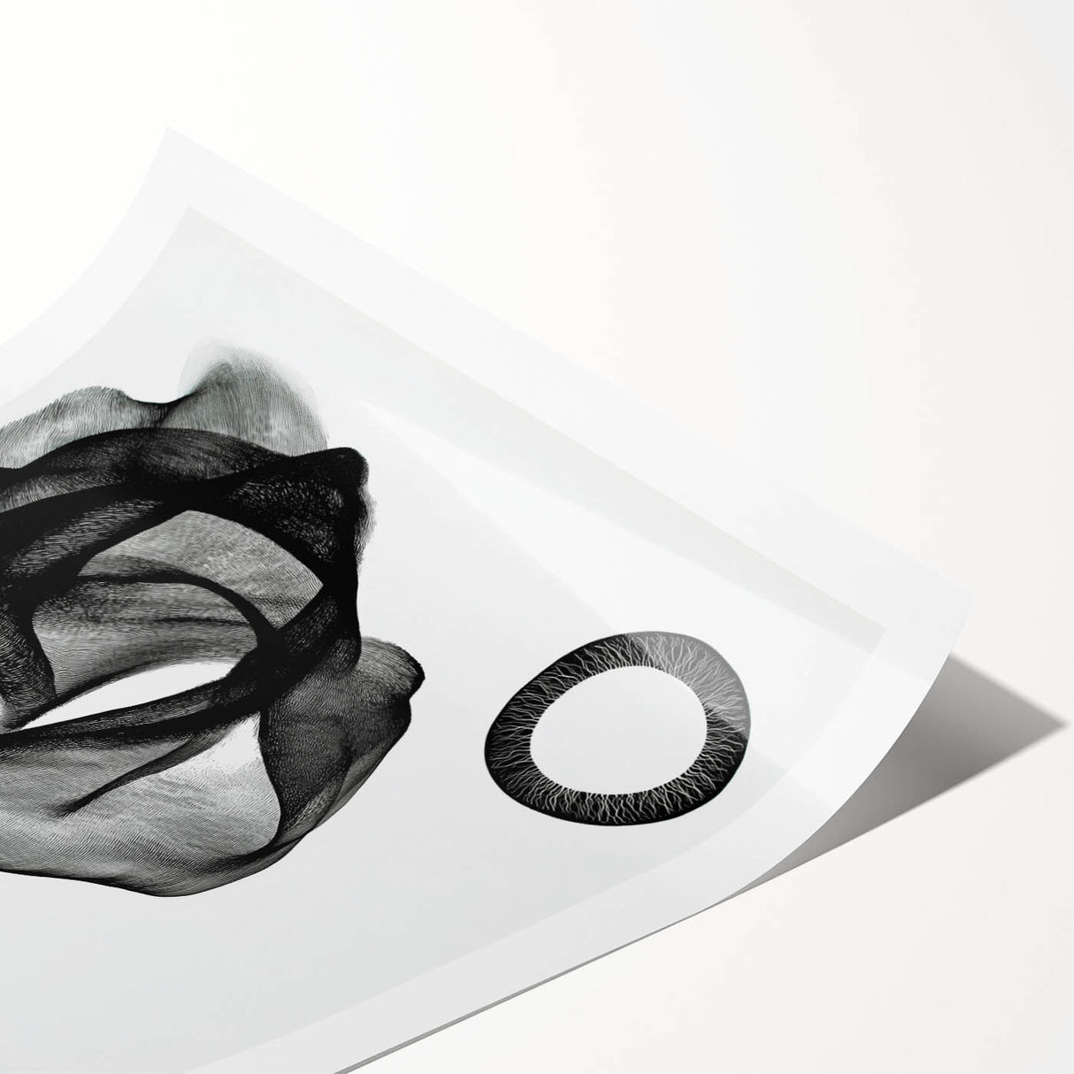 Modern Monochrome Bedroom Wall Art – Black and White Canvas