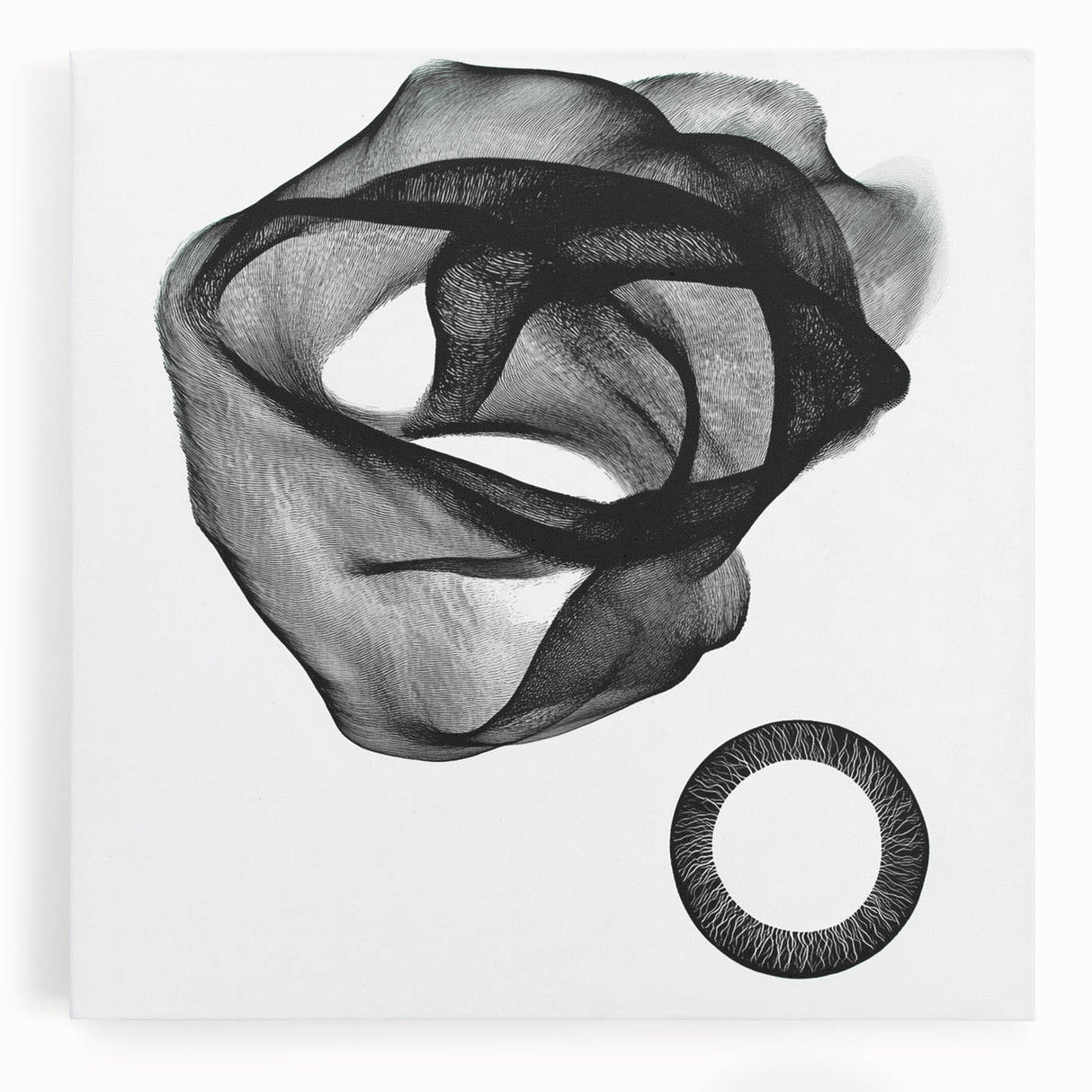 Modern Monochrome Bedroom Wall Art – Black and White Canvas