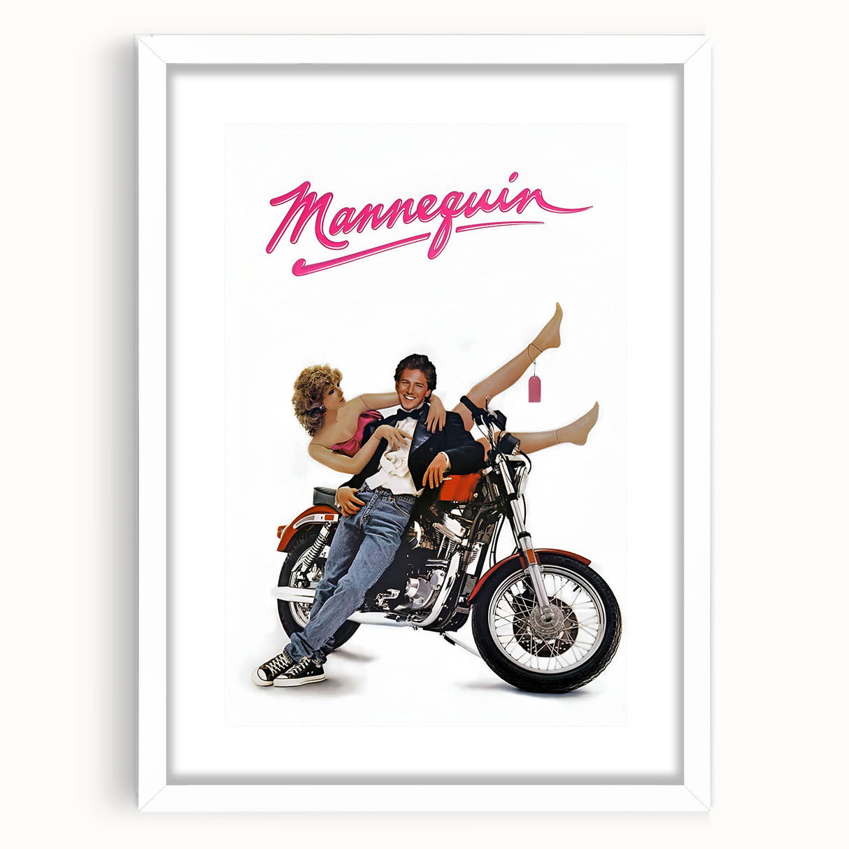 Retro Mannequin Poster Art - Vintage 80s Romantic Comedy Prints