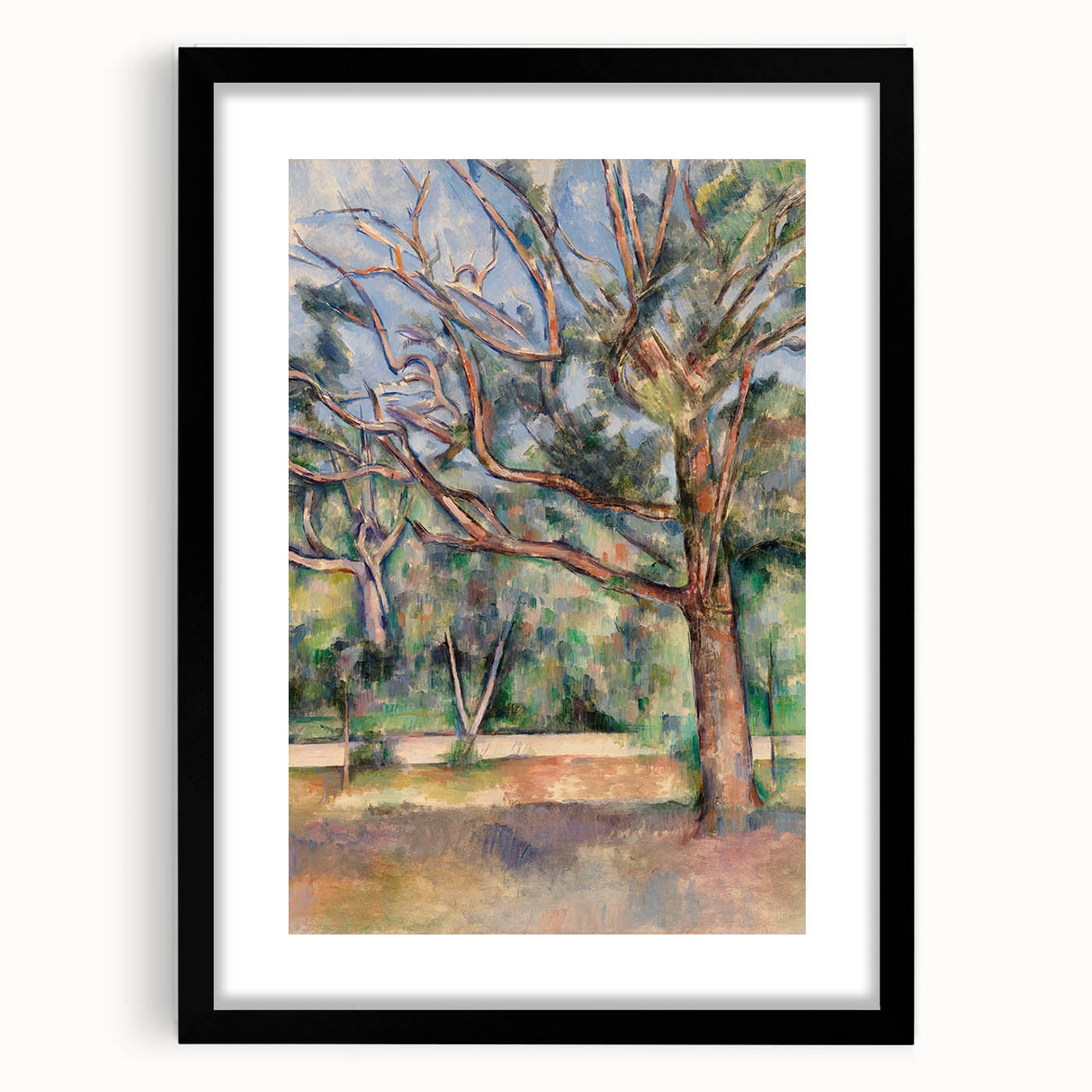 Impressionist River Scene Art – French Landscape Print