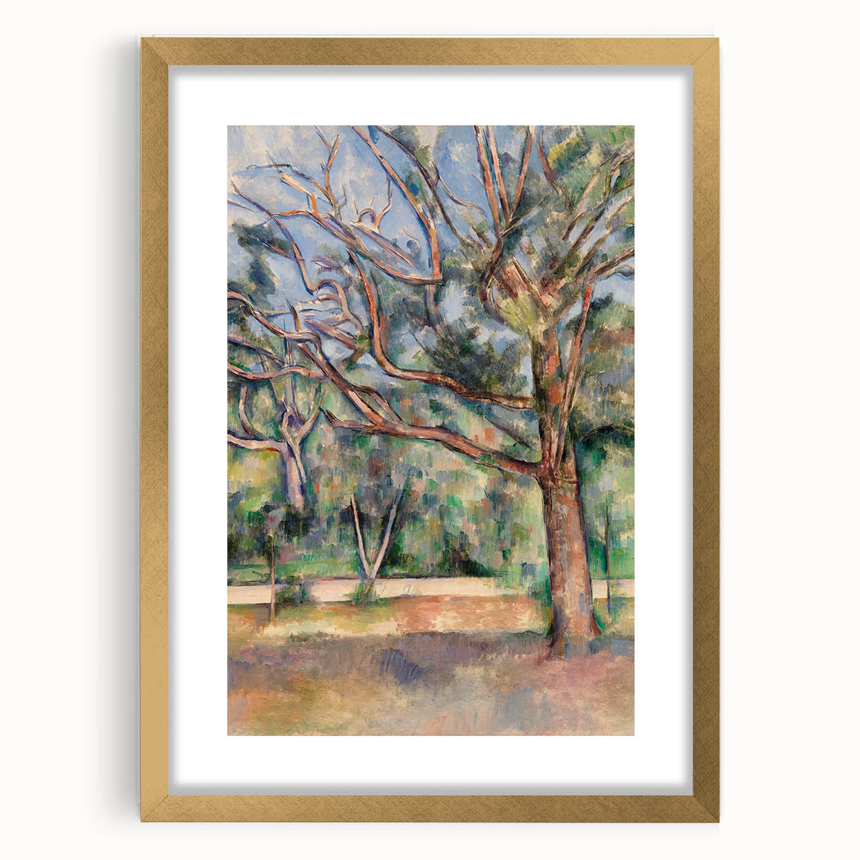 Impressionist River Scene Art – French Landscape Print