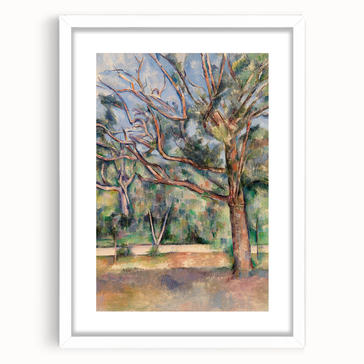 Impressionist River Scene Art – French Landscape Print