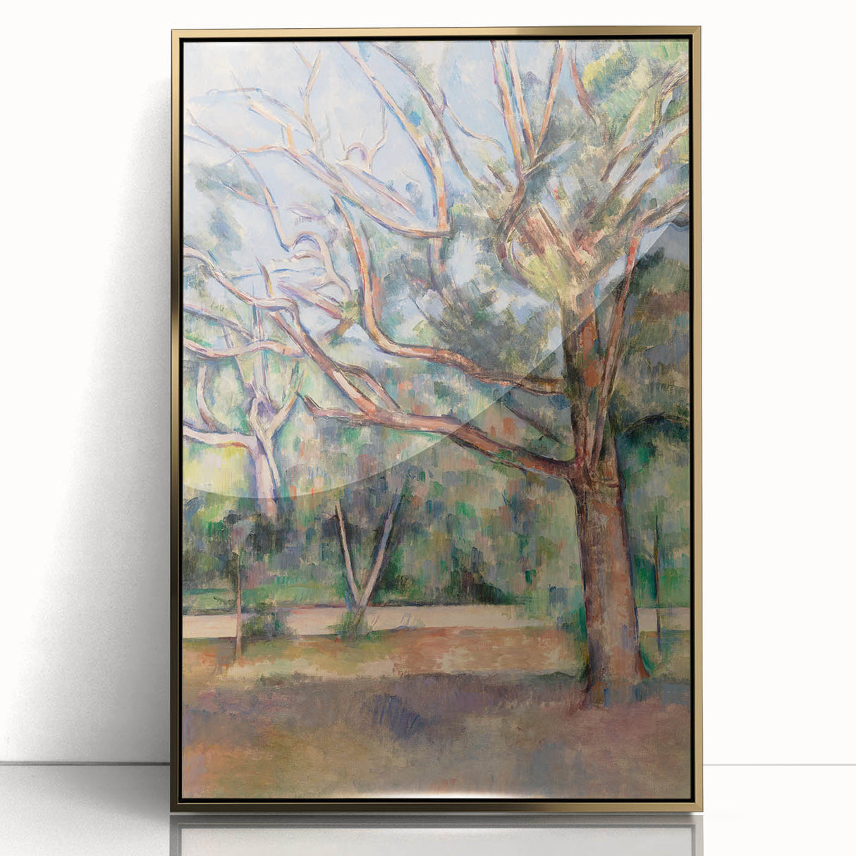 Impressionist River Scene Art – French Landscape Print