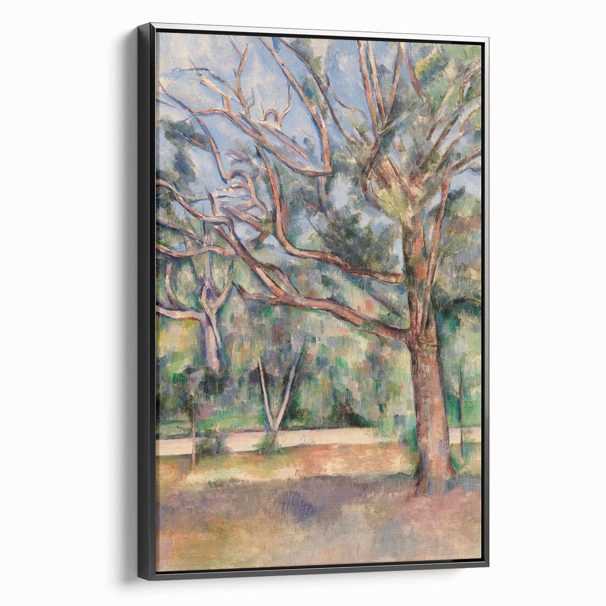 Impressionist River Scene Art – French Landscape Print