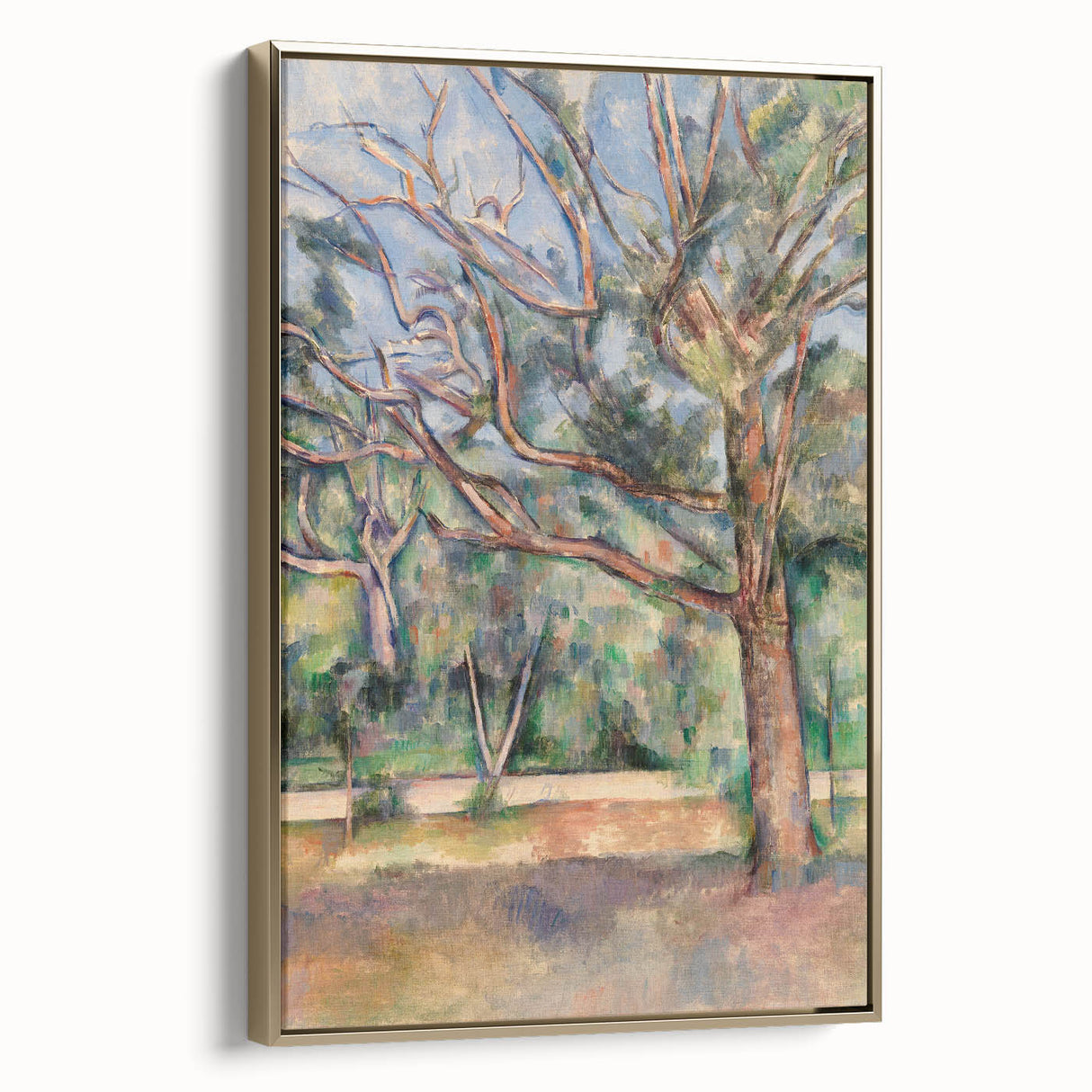 Impressionist River Scene Art – French Landscape Print