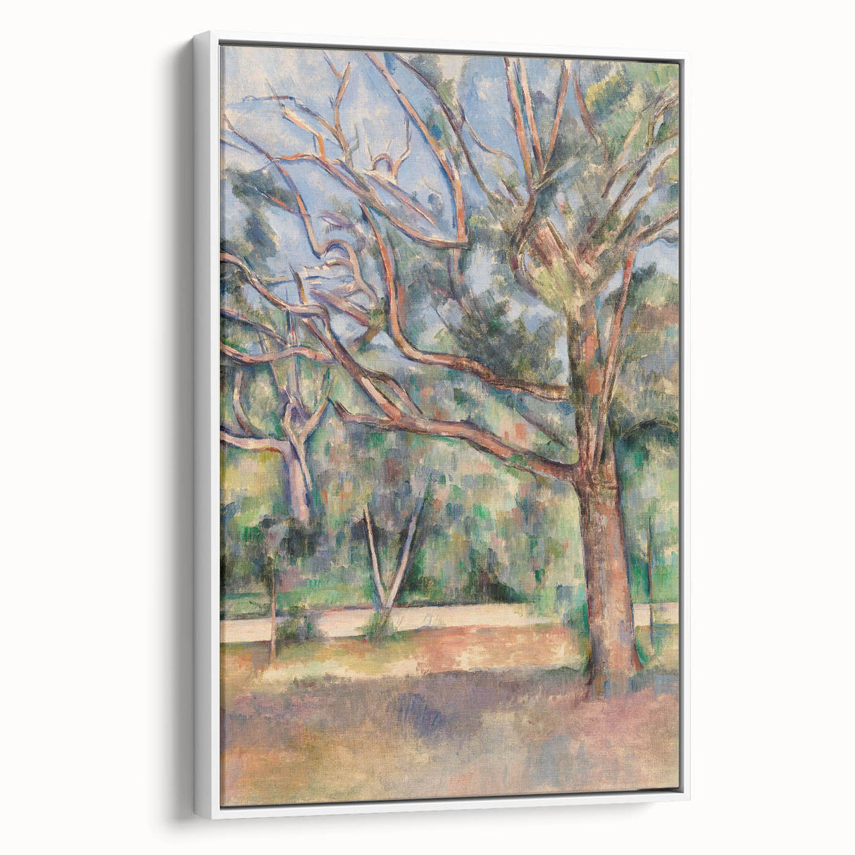 Impressionist River Scene Art – French Landscape Print