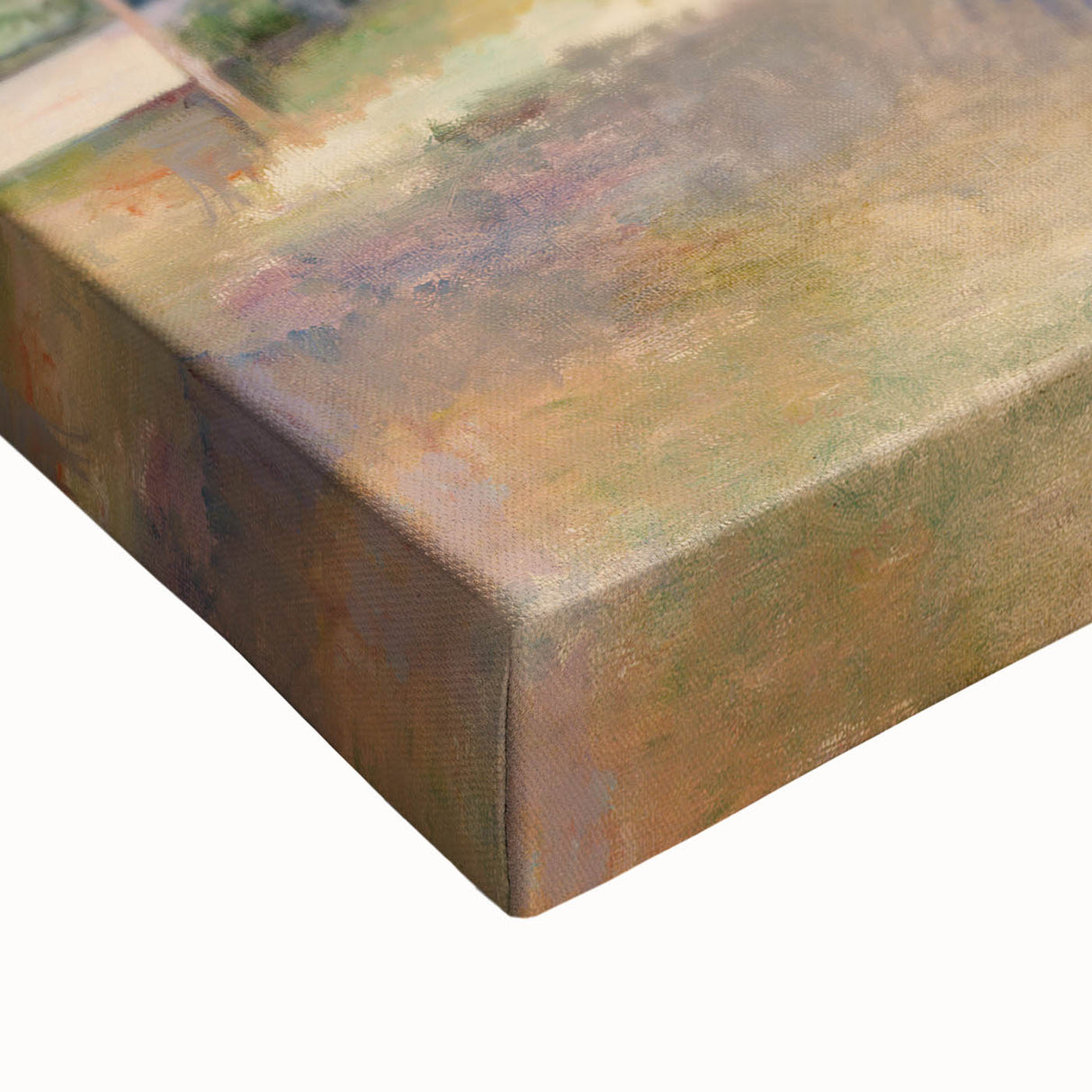 Impressionist River Scene Art – French Landscape Print