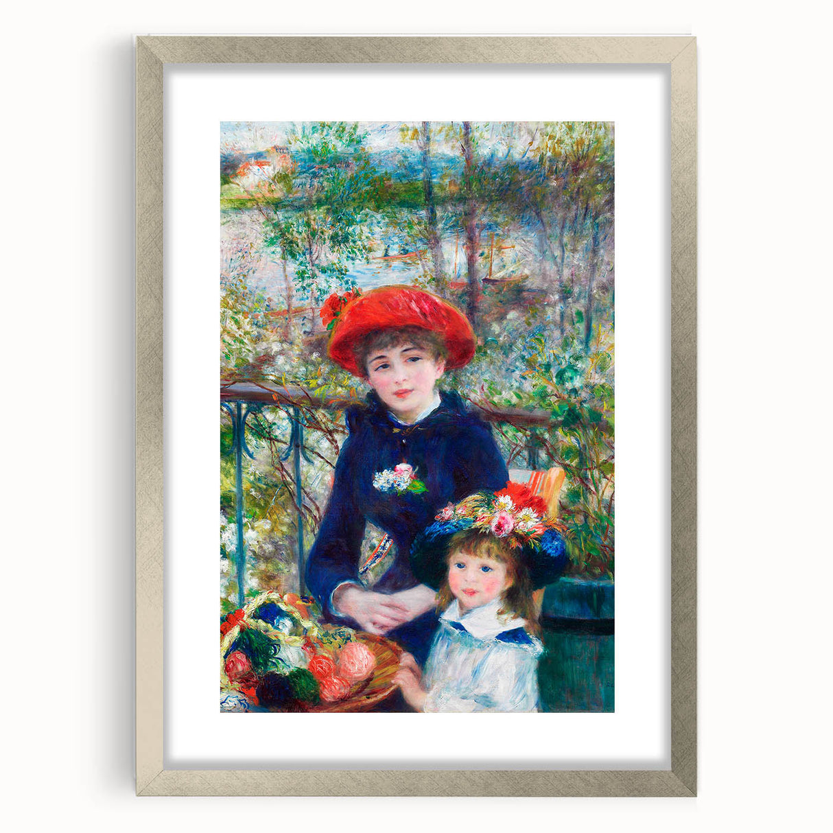Impressionism Wall Art - Two Sisters by Renoir