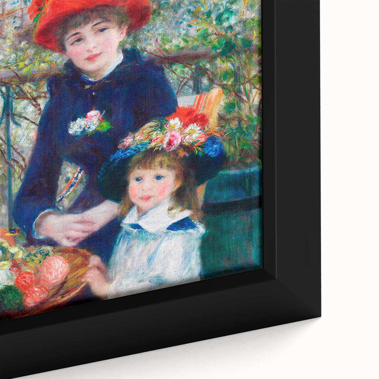 Impressionism Wall Art - Two Sisters by Renoir