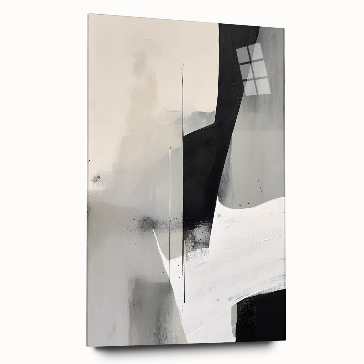 Acrylic and Canvas Art for Dining Spaces – Black & White Print