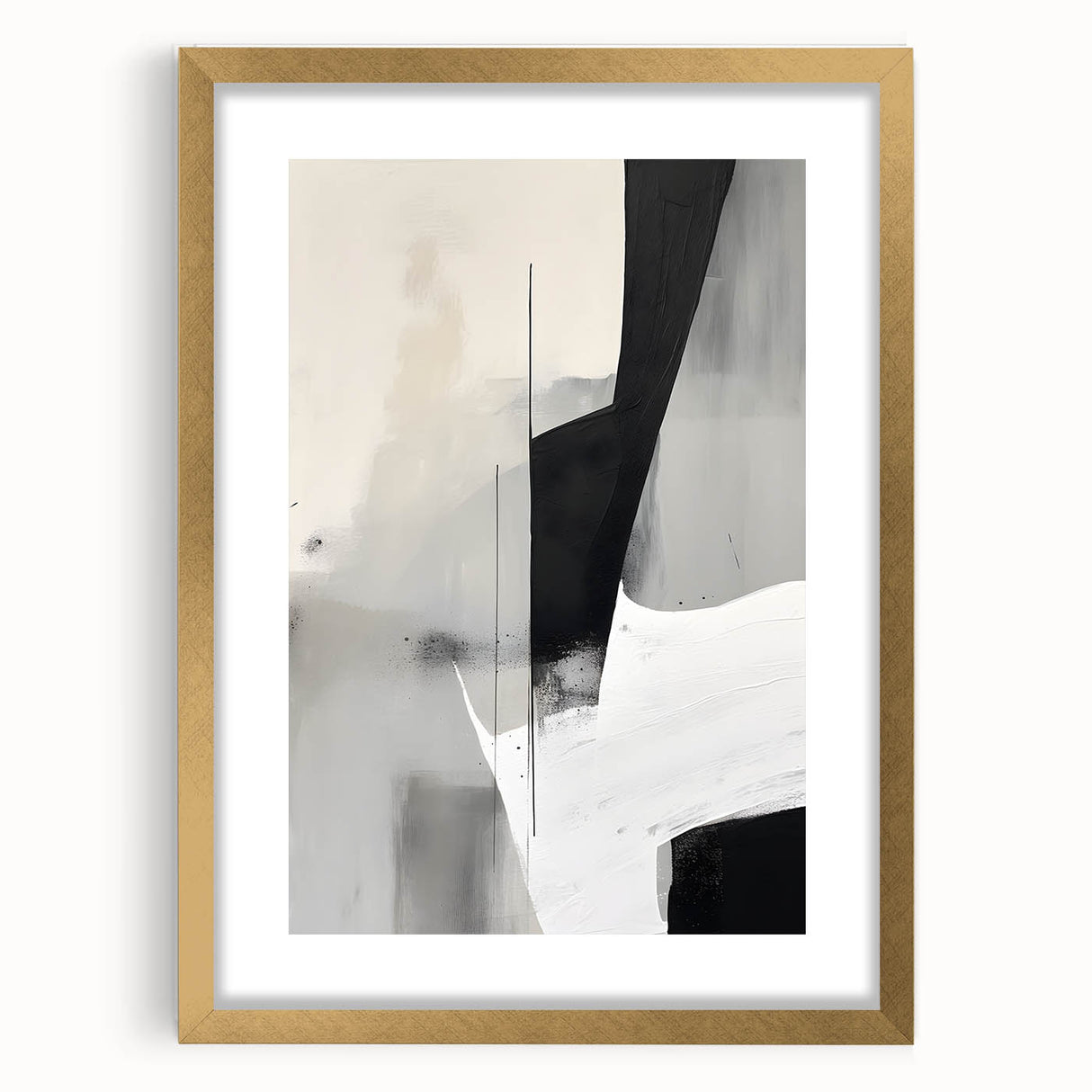 Acrylic and Canvas Art for Dining Spaces – Black & White Print