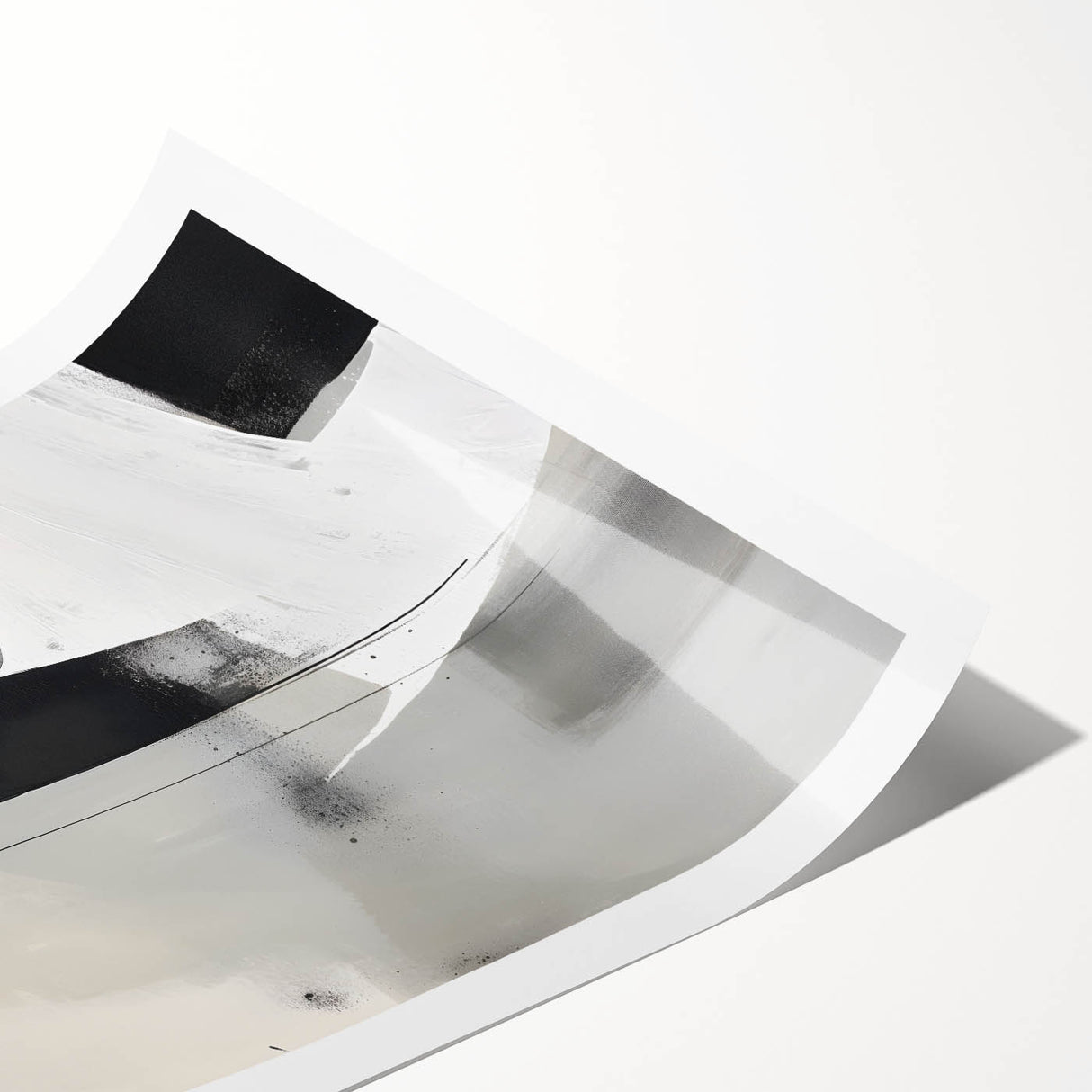 Acrylic and Canvas Art for Dining Spaces – Black & White Print