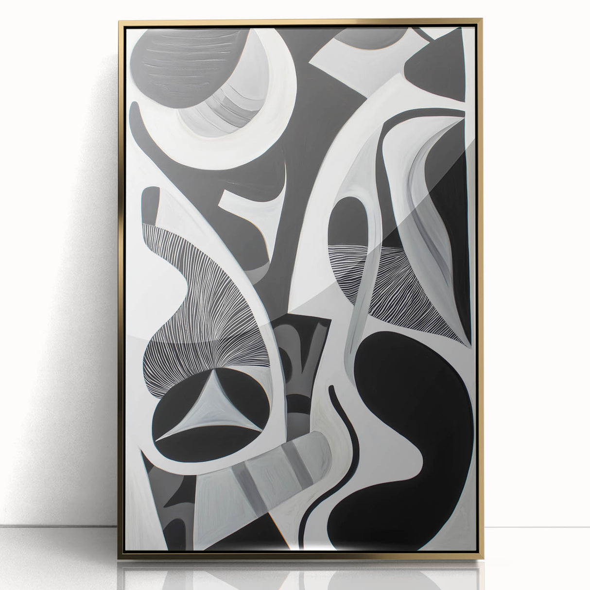 Modern Monochrome Canvas Prints – Black and White Bedroom Art
