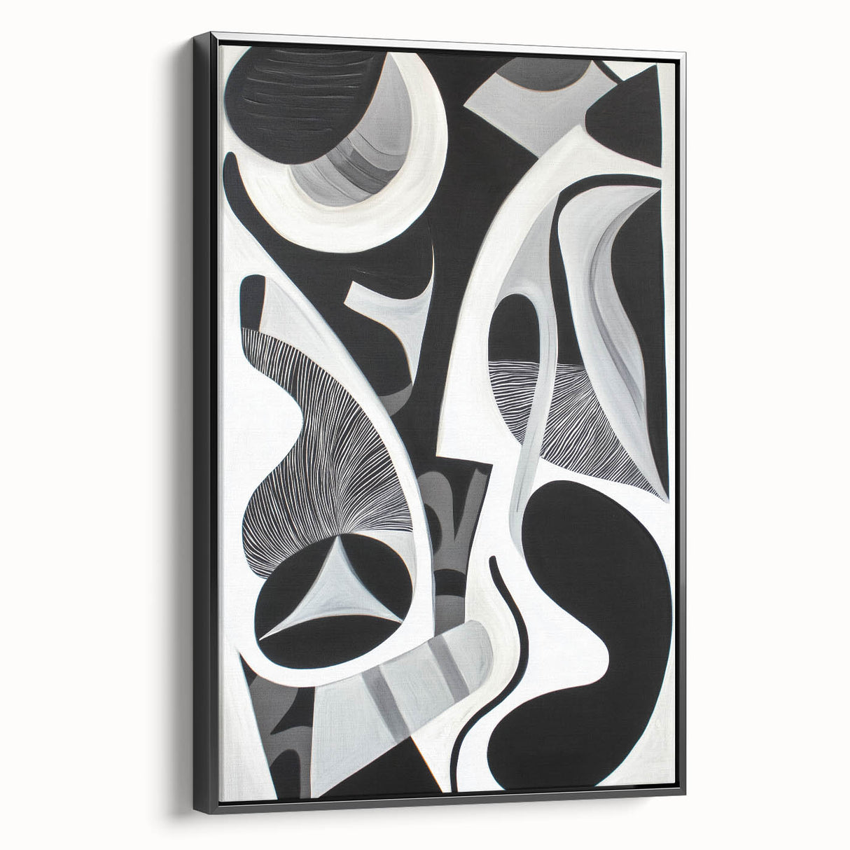 Modern Monochrome Canvas Prints – Black and White Bedroom Art