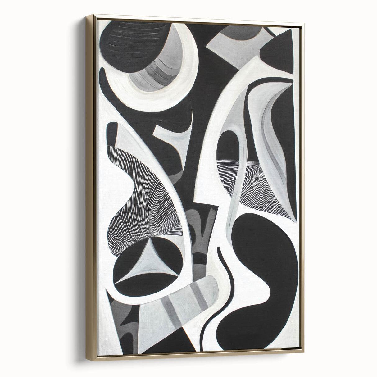 Modern Monochrome Canvas Prints – Black and White Bedroom Art