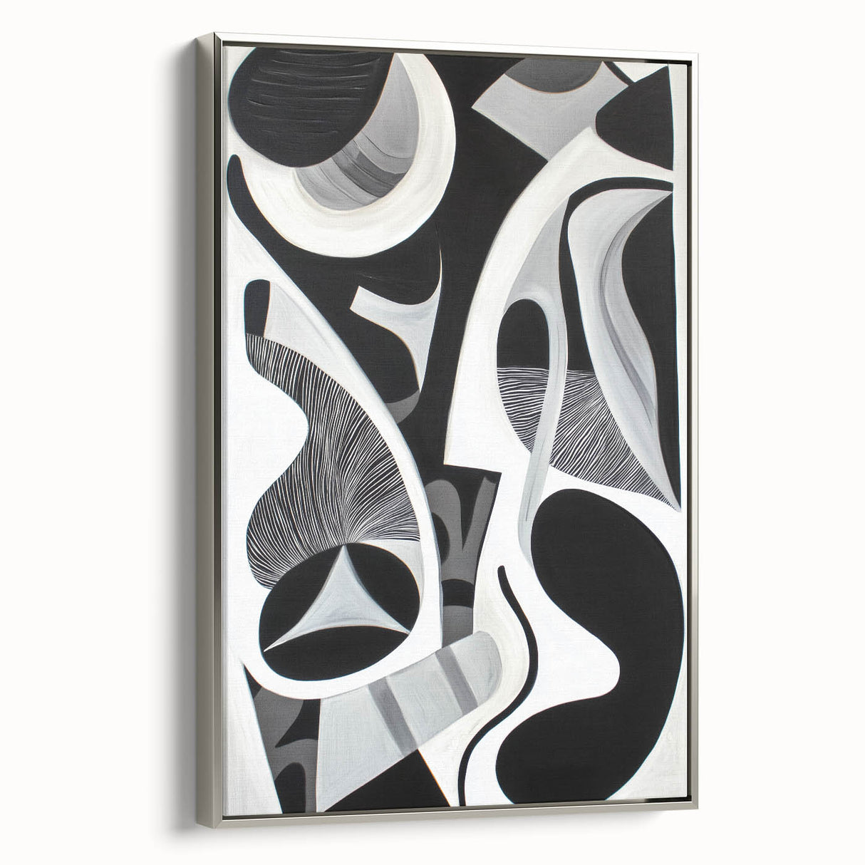 Modern Monochrome Canvas Prints – Black and White Bedroom Art