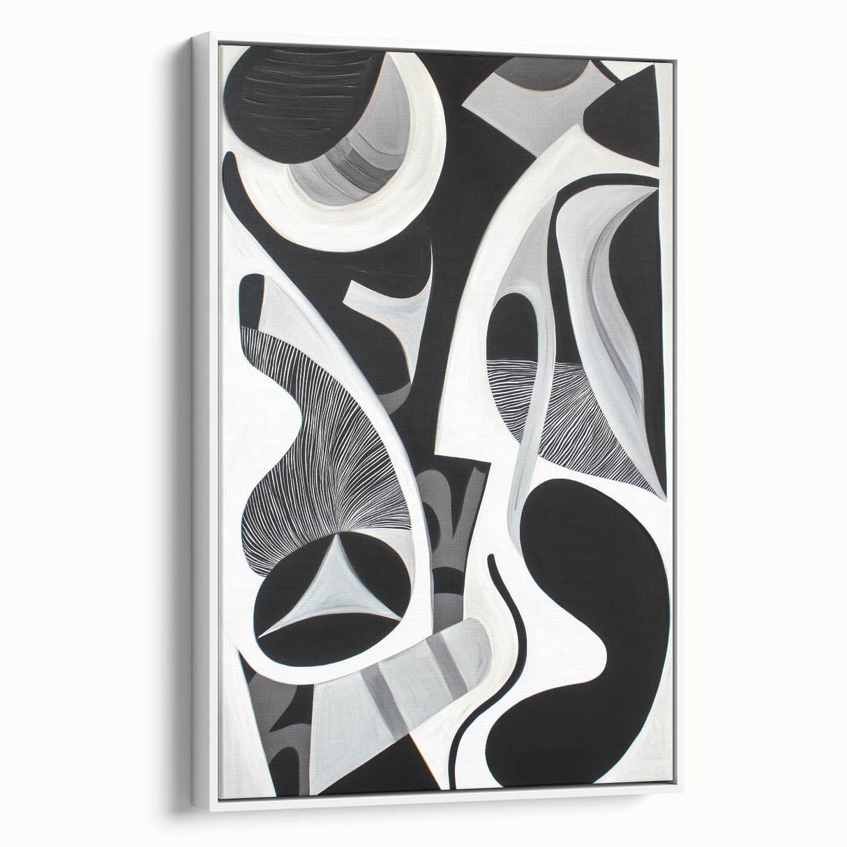 Modern Monochrome Canvas Prints – Black and White Bedroom Art
