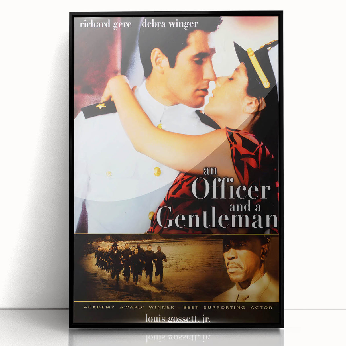 Retro Officer and a Gentleman Poster Art - Vintage 80s Romance Prints