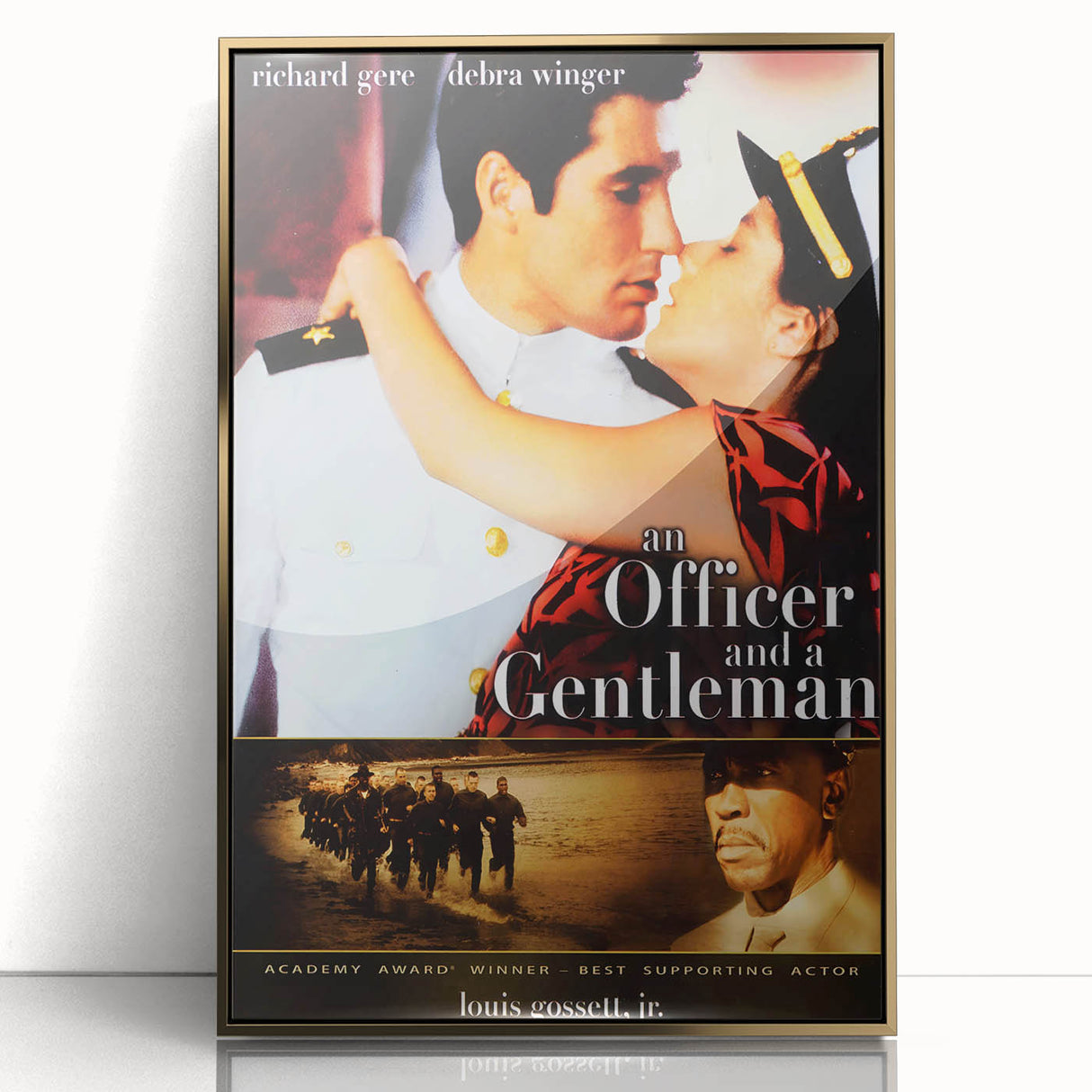 Retro Officer and a Gentleman Poster Art - Vintage 80s Romance Prints