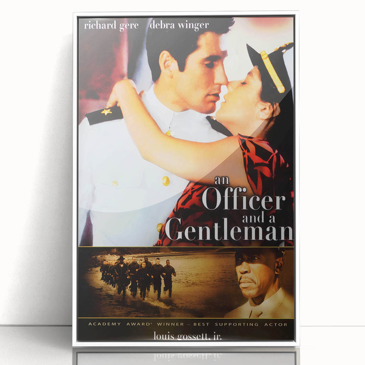 Retro Officer and a Gentleman Poster Art - Vintage 80s Romance Prints