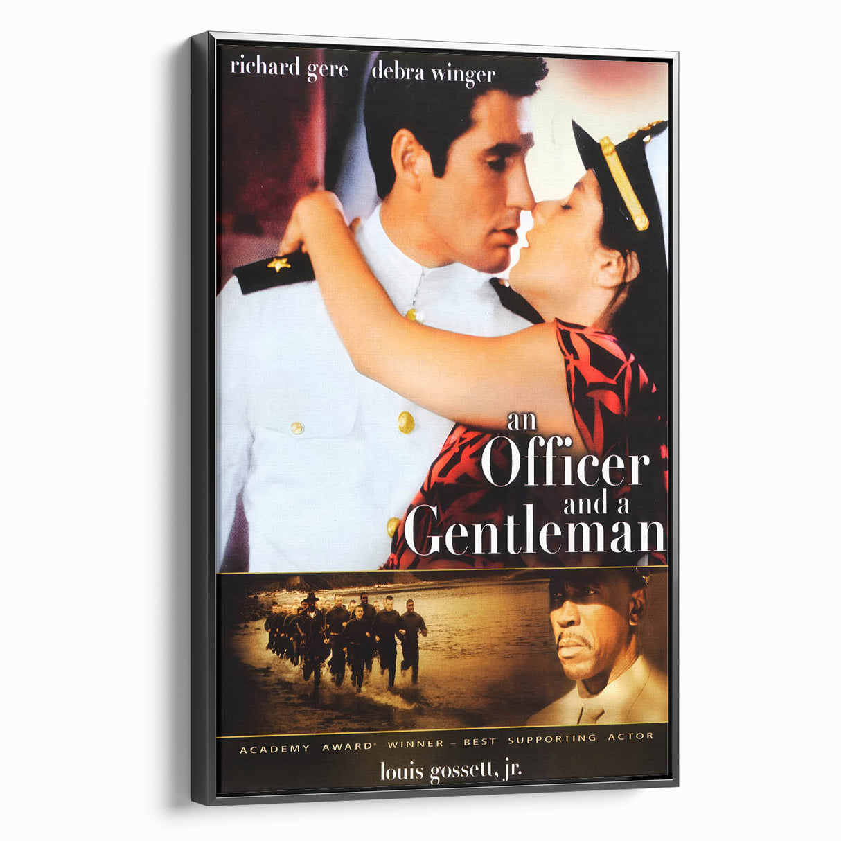 Retro Officer and a Gentleman Poster Art - Vintage 80s Romance Prints