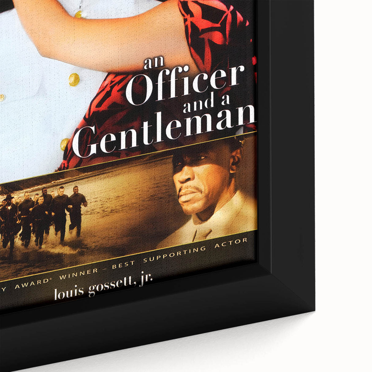 Retro Officer and a Gentleman Poster Art - Vintage 80s Romance Prints