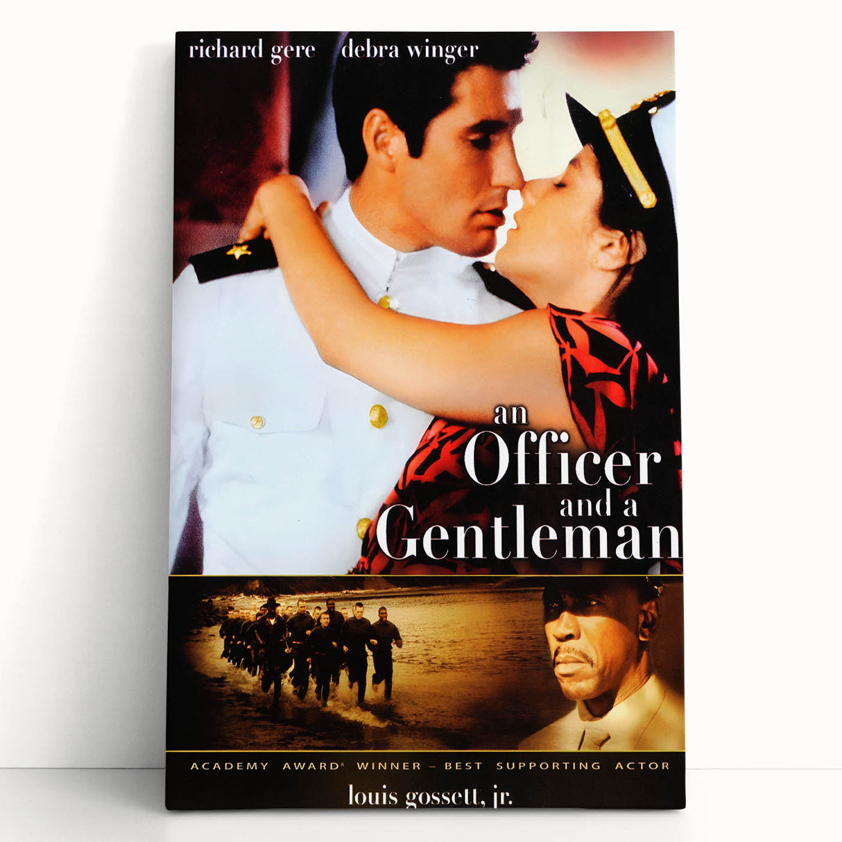 Retro Officer and a Gentleman Poster Art - Vintage 80s Romance Prints