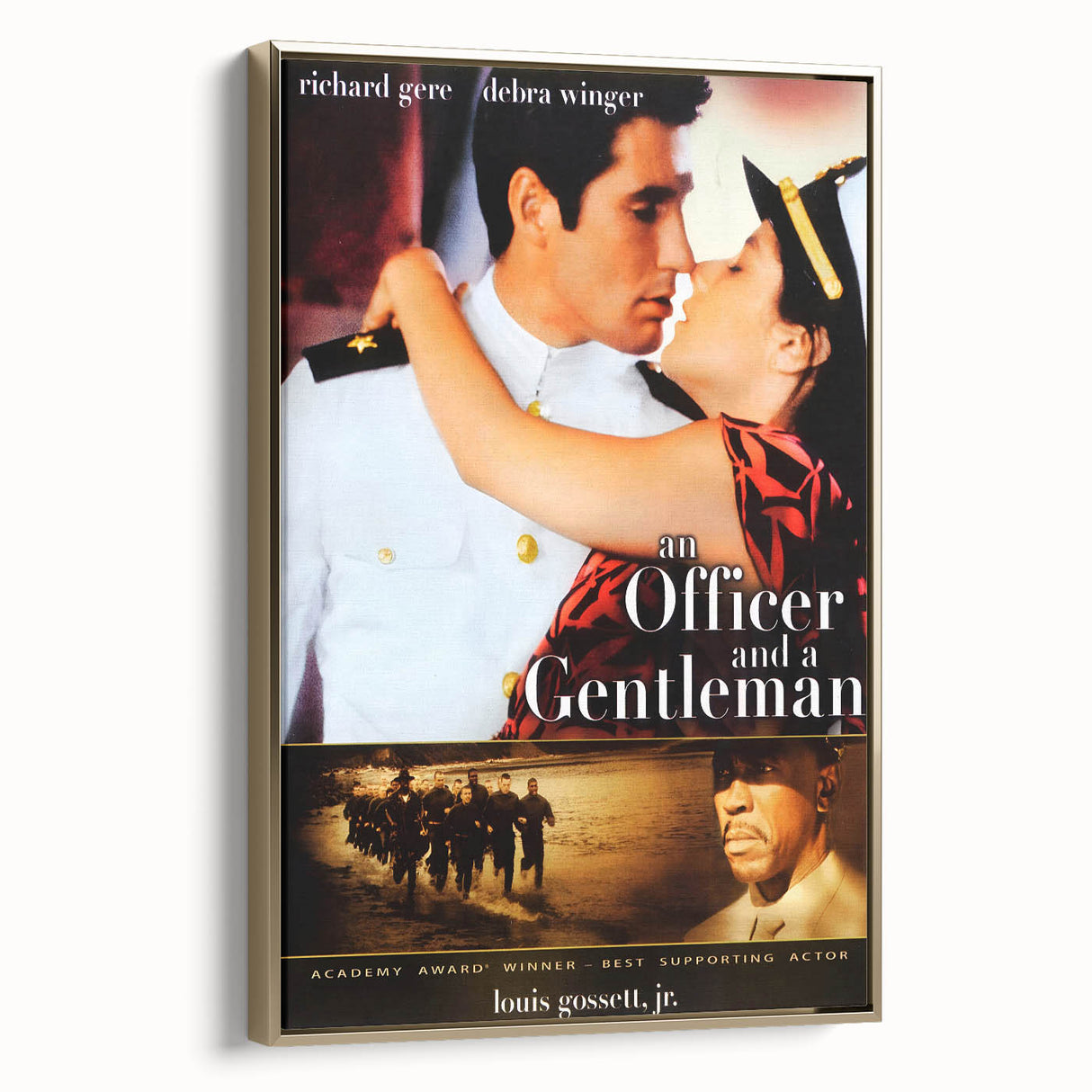 Retro Officer and a Gentleman Poster Art - Vintage 80s Romance Prints
