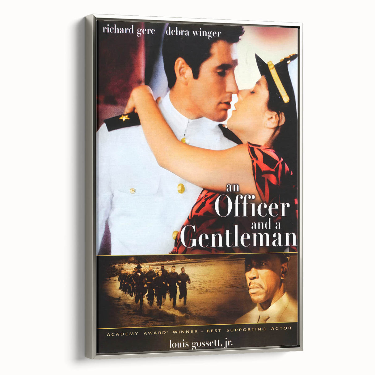 Retro Officer and a Gentleman Poster Art - Vintage 80s Romance Prints