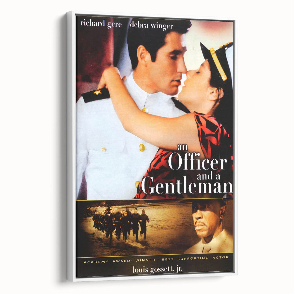 Retro Officer and a Gentleman Poster Art - Vintage 80s Romance Prints