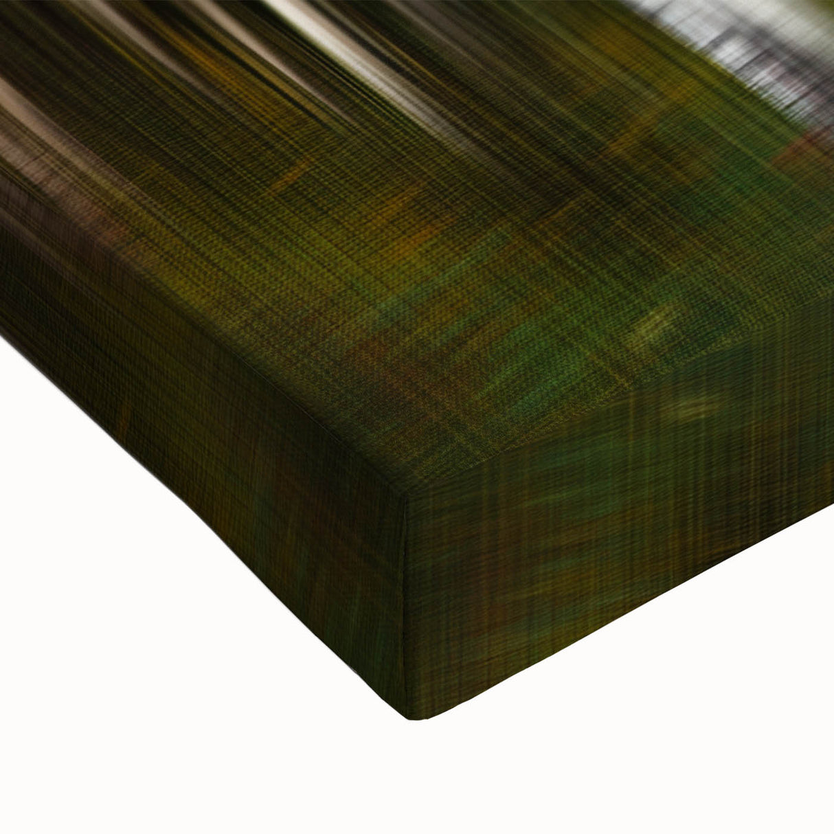 Forest Blaze – Abstract Autumn Trunks in Dynamic Vertical Motion