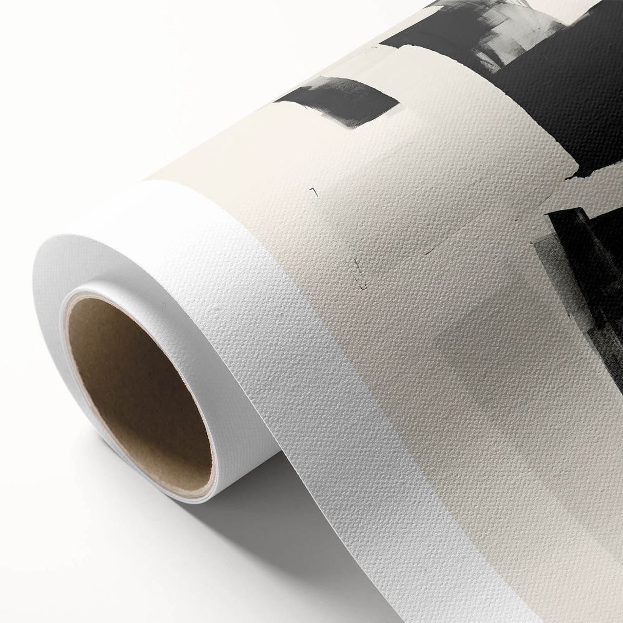 Elegant Dining Room Art Prints – Black & White Abstract Canvas