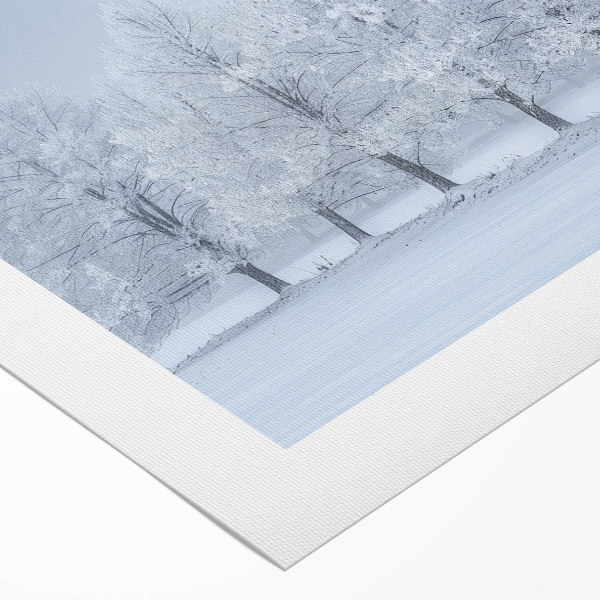 Winter Wonderland Office Wall Art – Modern Corporate Decor