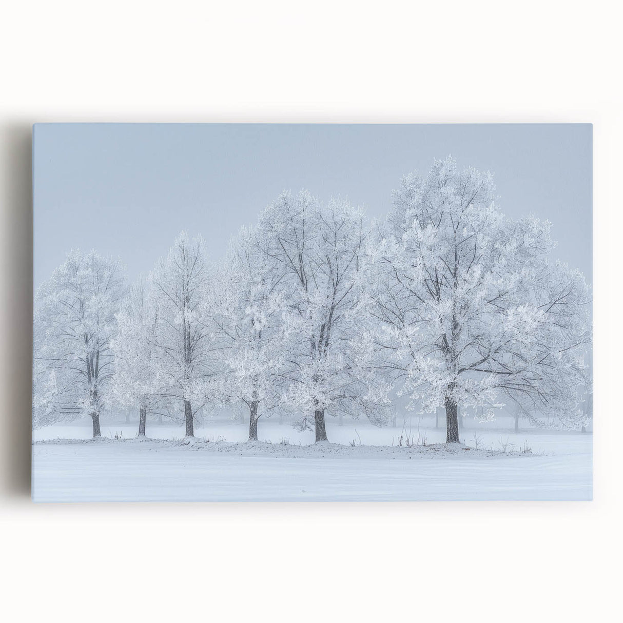 Winter Wonderland Office Wall Art – Modern Corporate Decor