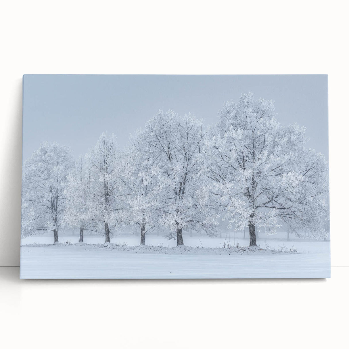 Winter Wonderland Office Wall Art – Modern Corporate Decor