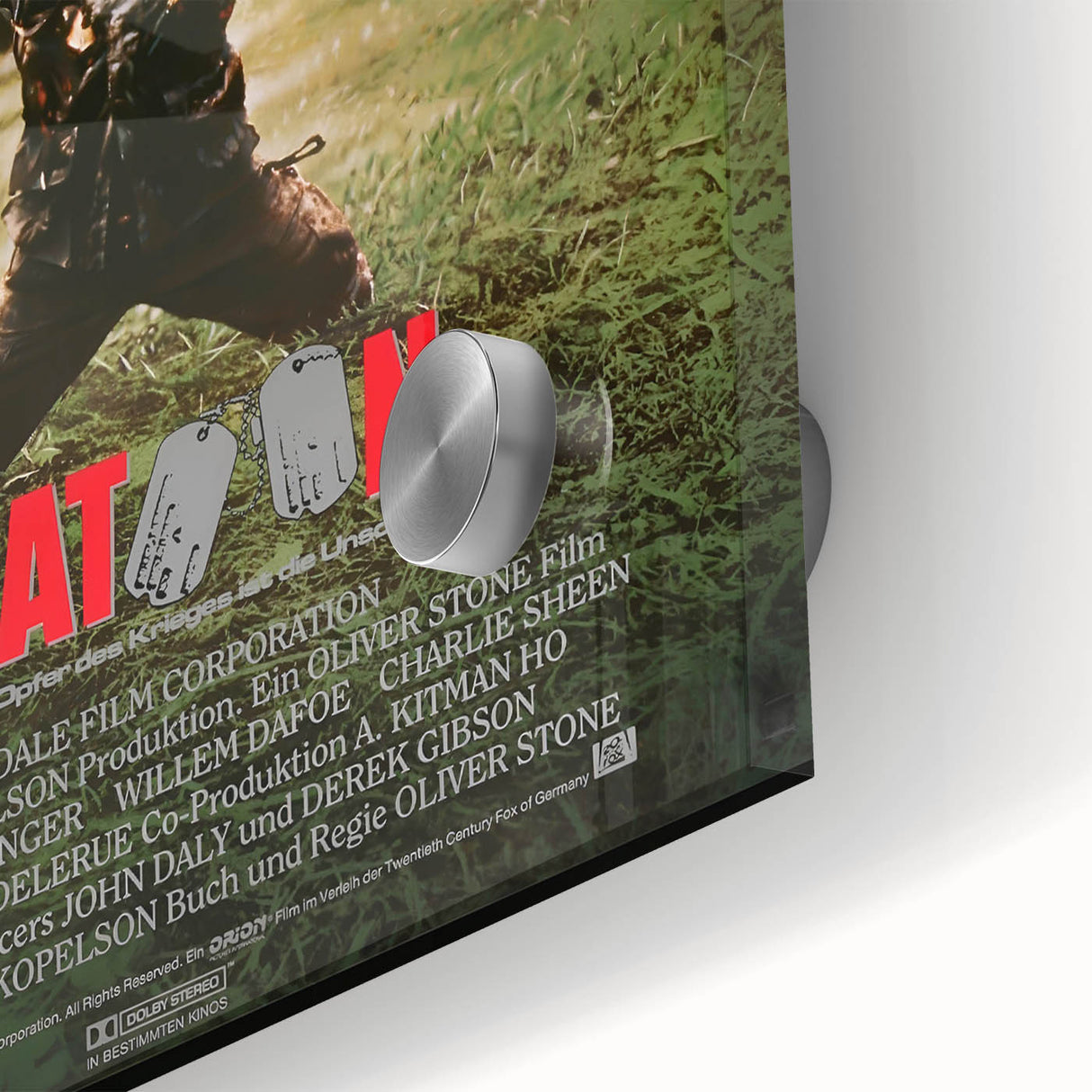 Retro Platoon Poster Art - Vintage 80s War Movie Prints