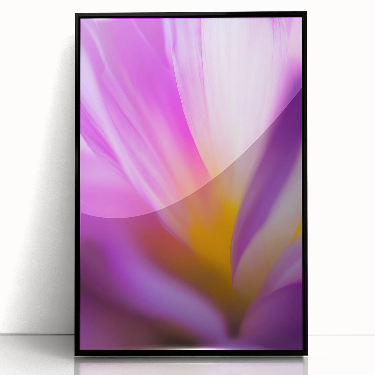 Radiant Petal Pulse – Abstract Floral Glow in Fluid Color Motion