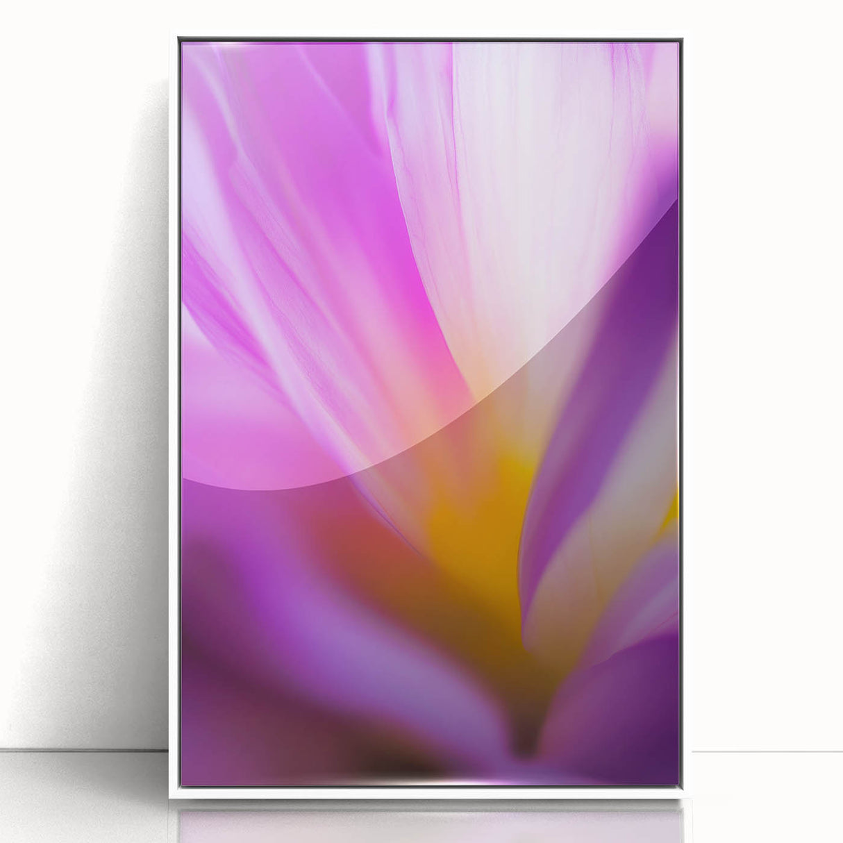 Radiant Petal Pulse – Abstract Floral Glow in Fluid Color Motion