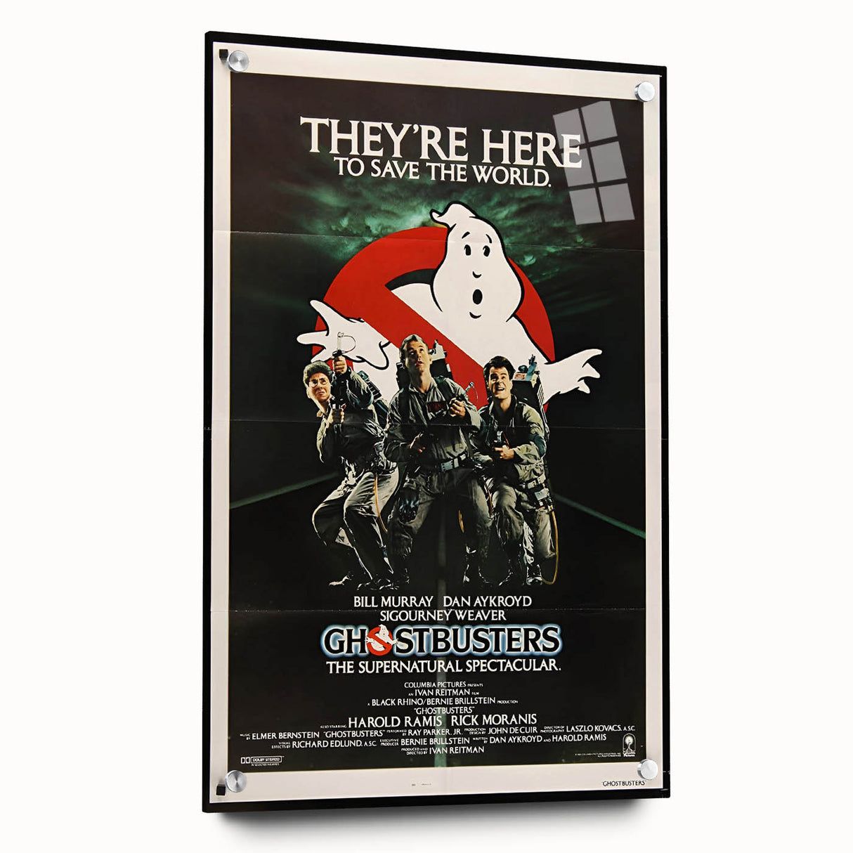 Ghostbusters Retro Movie Poster - Vintage 80s Supernatural Art Print