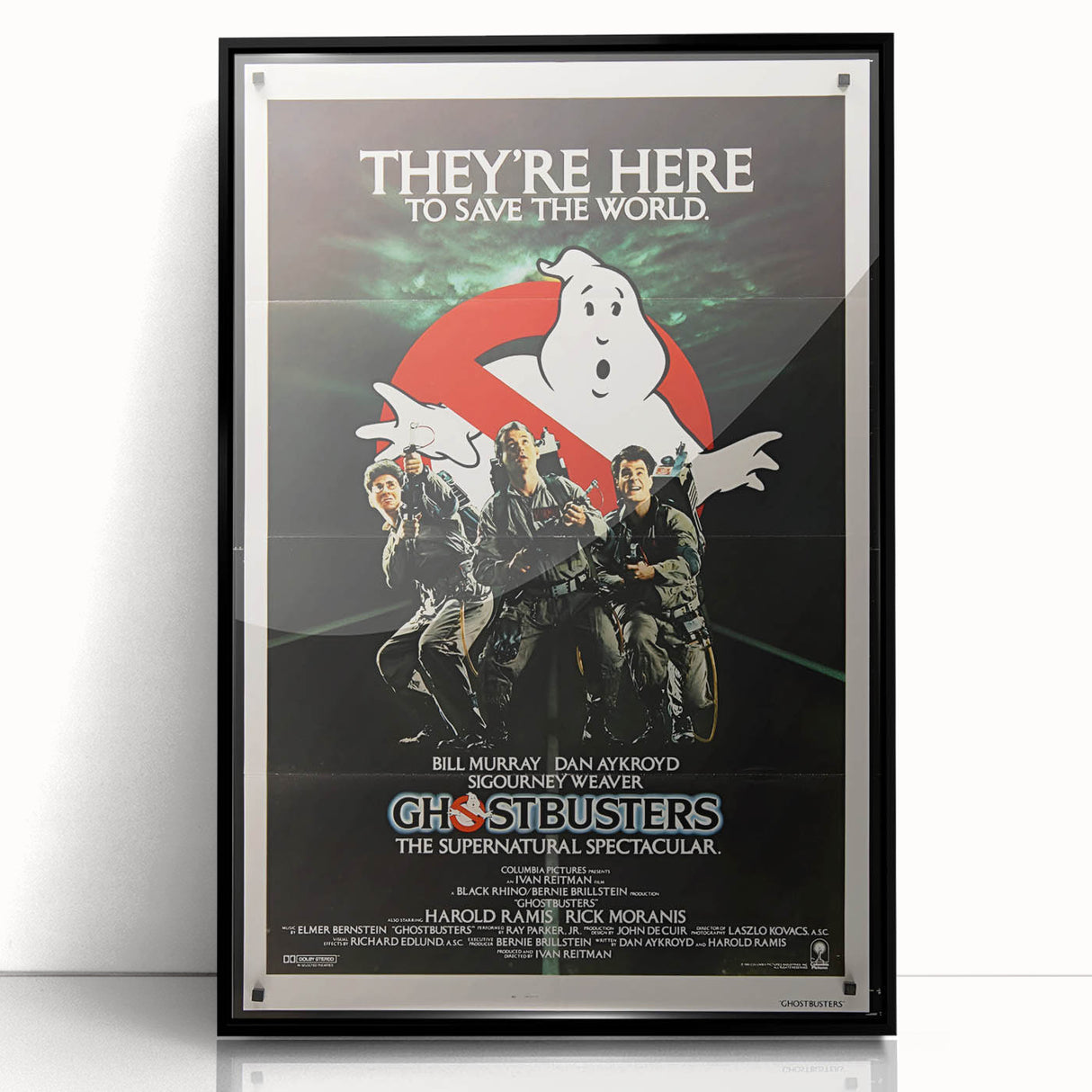 Ghostbusters Retro Movie Poster - Vintage 80s Supernatural Art Print