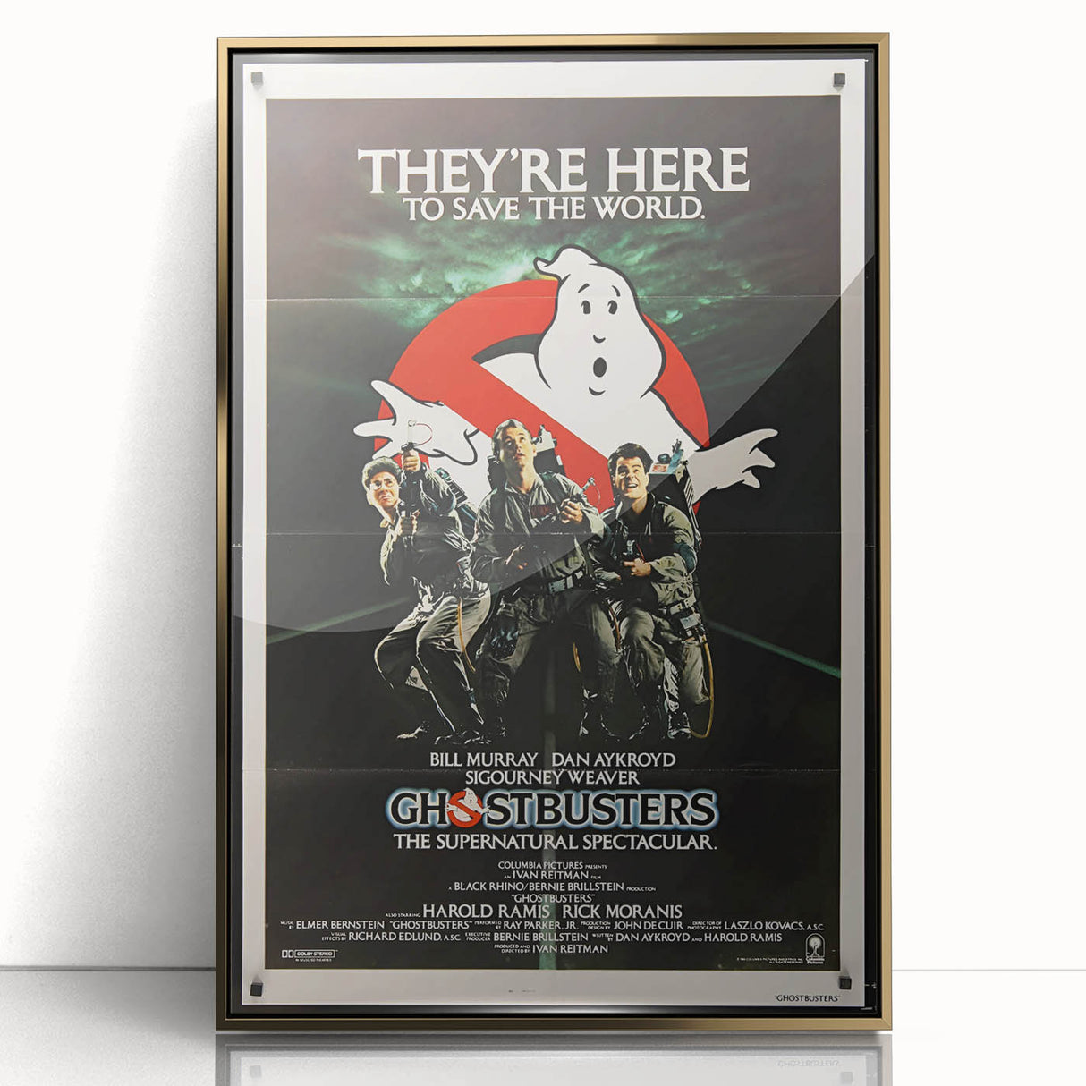 Ghostbusters Retro Movie Poster - Vintage 80s Supernatural Art Print