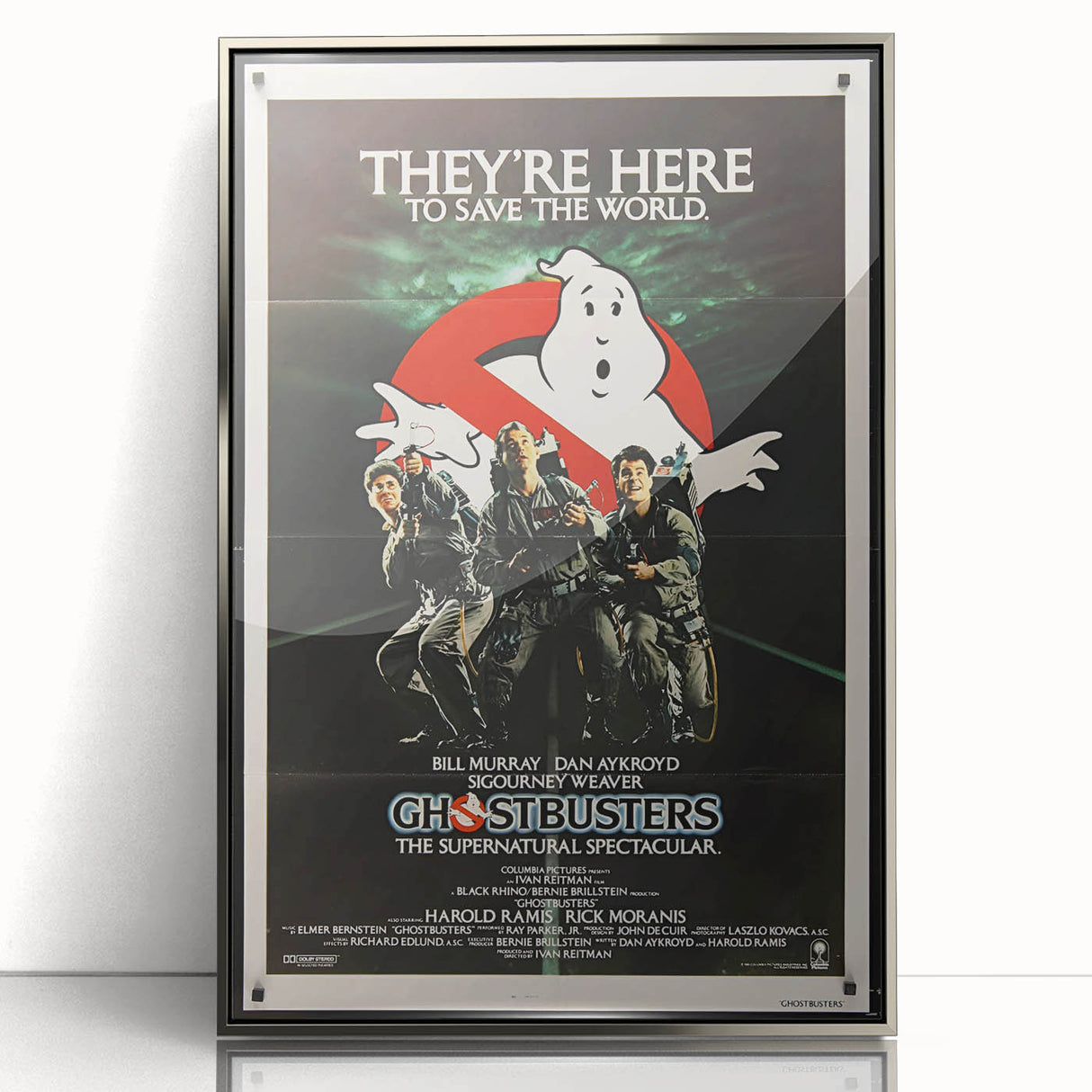 Ghostbusters Retro Movie Poster - Vintage 80s Supernatural Art Print