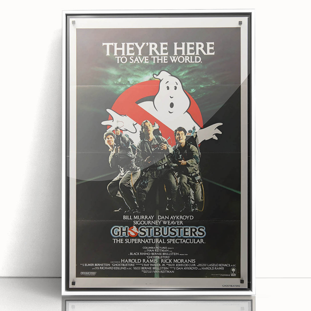 Ghostbusters Retro Movie Poster - Vintage 80s Supernatural Art Print
