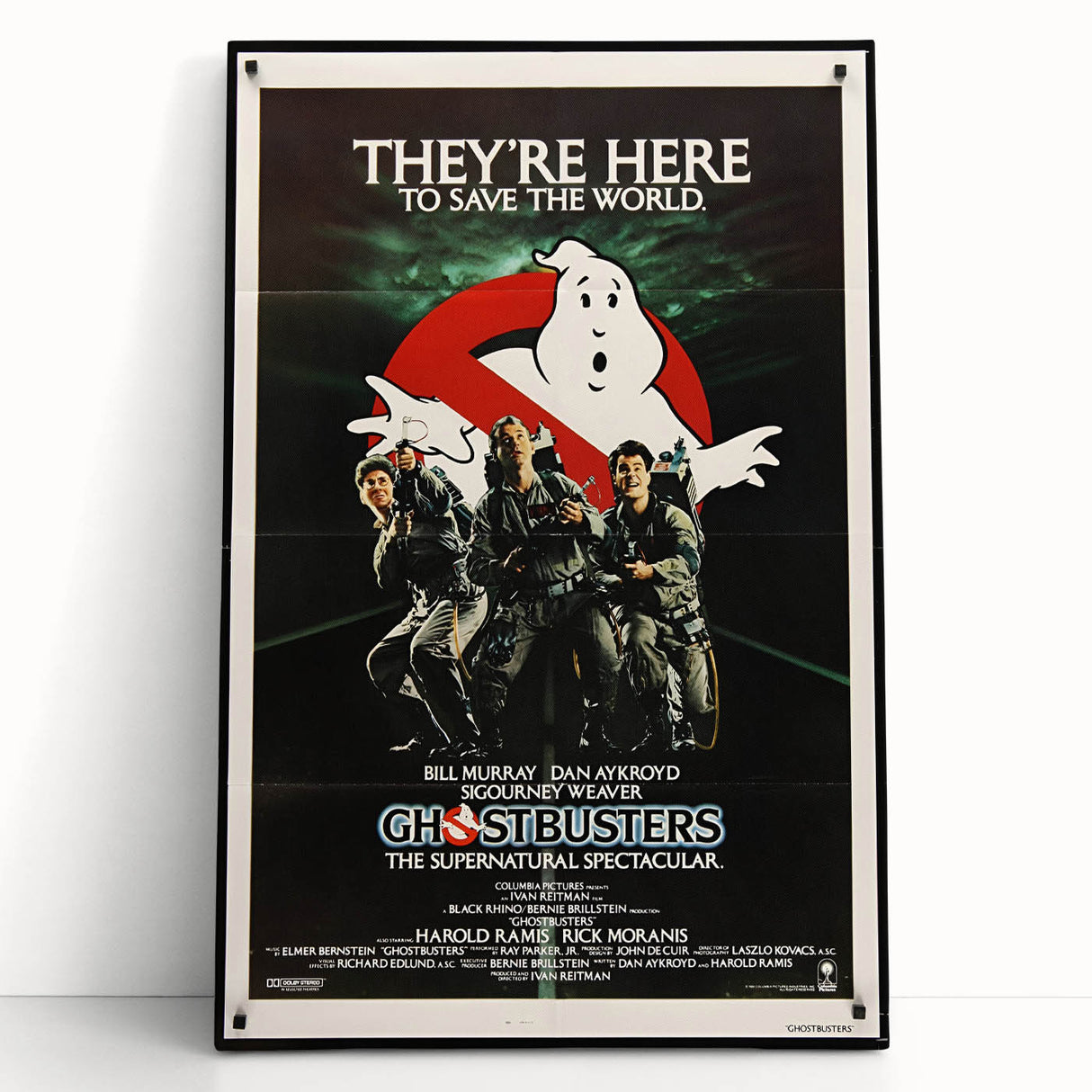 Ghostbusters Retro Movie Poster - Vintage 80s Supernatural Art Print