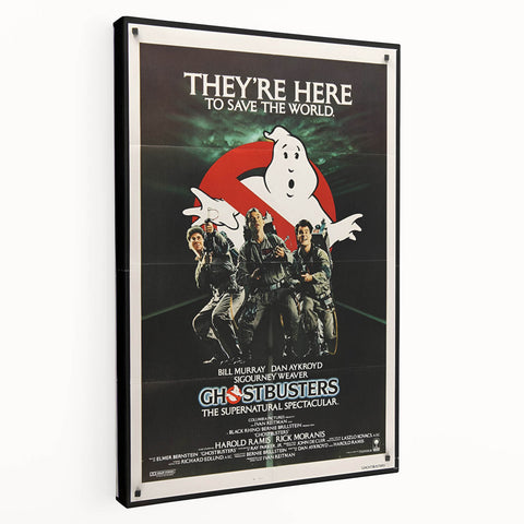 Ghostbusters Retro Movie Poster - Vintage 80s Supernatural Art Print