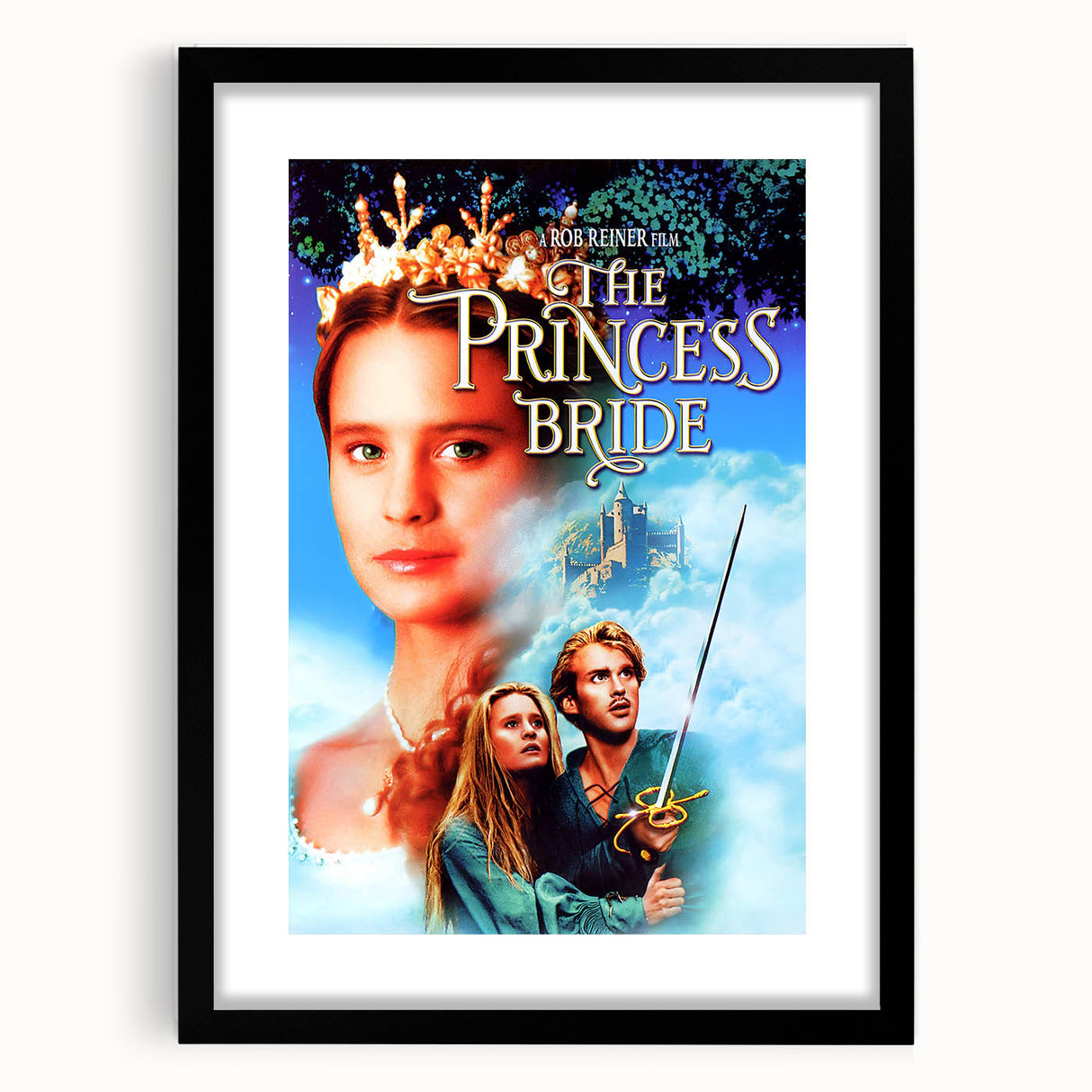 The Princess Bride Retro Movie Poster - Vintage Fantasy Film Art Print