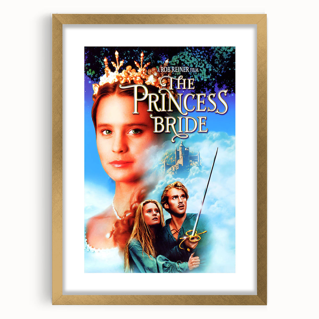 The Princess Bride Retro Movie Poster - Vintage Fantasy Film Art Print
