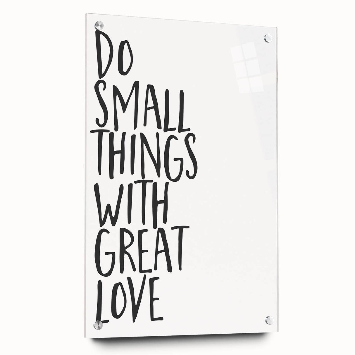 Inspirational Typography Poster - "Do Small Things" Canvas Art